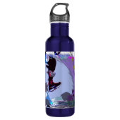 Racing to Scoot - Stunt Scooter Edelstahlflasche (Vorderseite)