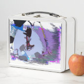 Racing to Scoot - Stunt Scooter Metall Brotdose (Beispiel)