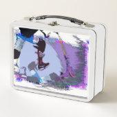 Racing to Scoot - Stunt Scooter Metall Brotdose (Vorderseite)