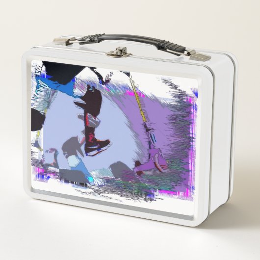 Racing to Scoot - Stunt Scooter Metall Brotdose (Vorderseite)