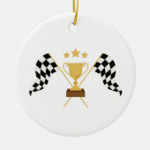 Racing Trophy Keramik Ornament (Vorne)