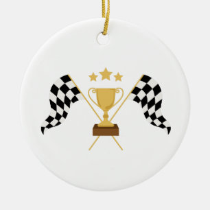 Racing Trophy Keramik Ornament