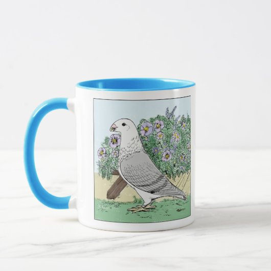 Racing und Blume anzeigen Tasse (Links)