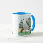 Racing und Blume anzeigen Tasse (VorderseiteRechts)