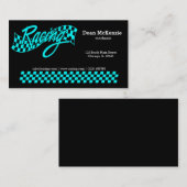 Racing, wählen Sie Ihre Hintergrundfarbe Visitenkarte (Vorne/Hinten)