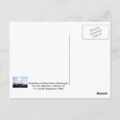 Racing Yachten mit gutem Wind Postkarte (Rückseite)