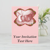 Racings in Rot anzeigen Einladung (Stehend Vorderseite)