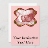 Racings in Rot anzeigen Einladung (Vorne/Hinten)