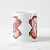 Racings in Rot anzeigen Jumbo-Tasse (Vorderseite)