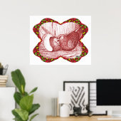 Racings in Rot anzeigen Poster (Heimbüro)