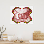 Racings in Rot anzeigen Poster (Küche)