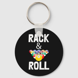 Rack & amp; Roll Tee Shirts Cool Billiard Ball T-S Schlüsselanhänger
