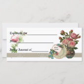 Rack Card Geschenkzertifikat Monogram I (Rückseite)