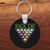 Rack Em 3 Schlüsselanhänger (Vorderseite)