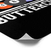 Rack Em Up Buttercup - Billard Pool Poster (Ecke)