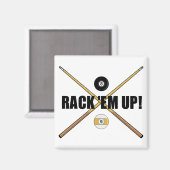 Rack 'Em Up-Magnet Magnet (Vorderseite/Rückseite)