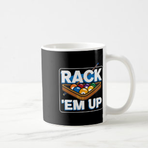Rack Em Up Stick Player Sports Challe Game Pool Kaffeetasse
