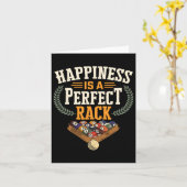 Rack Funny Pool Billiard Game Snooker Pool Player Karte (Gelbe Blume)