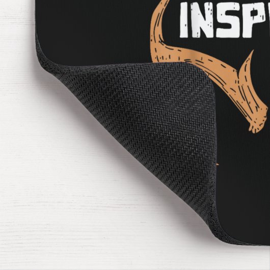 Rack Inspector Funny Deer Elk Buck Bow Hunting Hun Mousepad (Ecke)