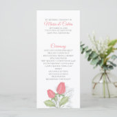 Rack-Karte des Programms für die bemalte Rote Rose Programm (Stehend Vorderseite)