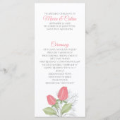 Rack-Karte des Programms für die bemalte Rote Rose Programm (Vorderseite)