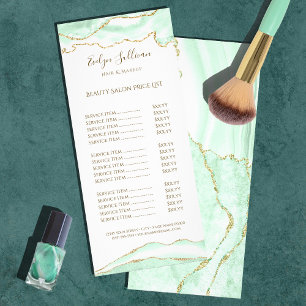 Rack-Karte für das Seafoam-Green-Age-Spiel Werbekarte