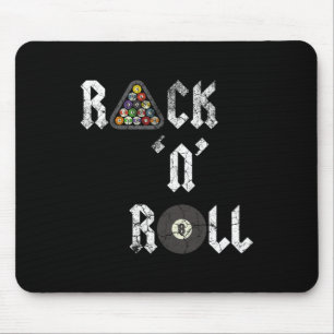 Rack N Roll Funny Pool Billard Cue Sports Echt Mousepad