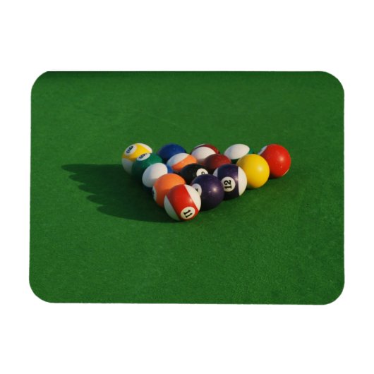 Rack Pool Balls Magnet (Horizontal)