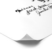 Rack zur Lagerung und Alterung von Whisky-Patenten Poster (Ecke)