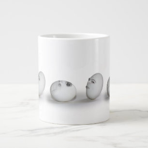 Rackeier und Wink Jumbo-Tasse