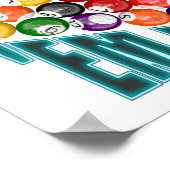 Rack'em Up Billard Poster (Ecke)