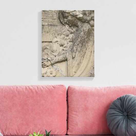 Rackengel Leinwanddruck (Insitu (Wohnzimmer))