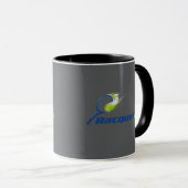 Racket Ball Logo Mug – Sporty Energy Cup Tasse (VorderseiteRechts)