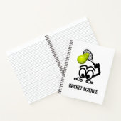 Racket Science Funny Tennis Player Notizblock (Innenseite)