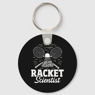 Racket Scientist - Badminton Player Athlete Shuttl Schlüsselanhänger