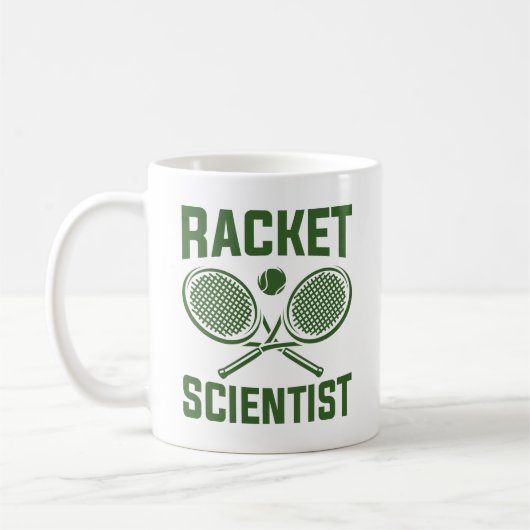 Racket Scientist Kaffeetasse (Links)