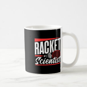 Racket Scientist Lover Badminton Match Player Team Kaffeetasse