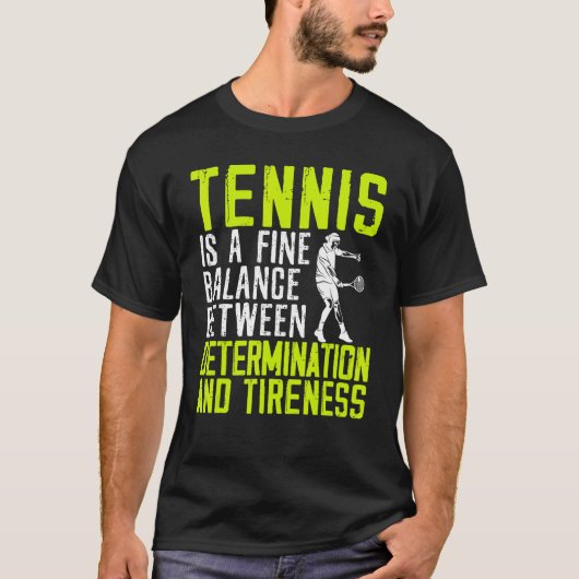 Racket Tennis Players Tennis Ball Tennis T-Shirt (Vorderseite)