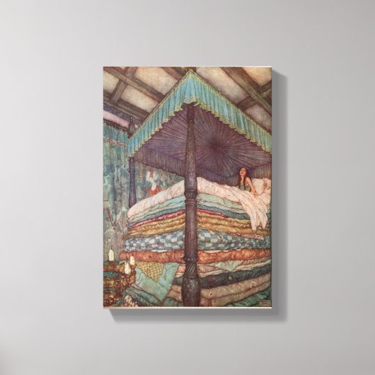 Rackham Fairytal Leinwand Princess and the Pea (Vorderseite)