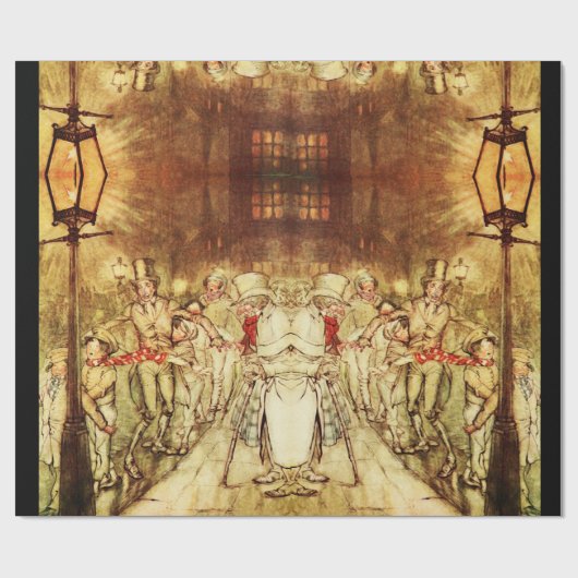 Rackham Scrooge Wrapping Paper Geschenkpapier (Flach)