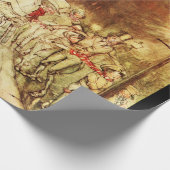 Rackham Scrooge Wrapping Paper Geschenkpapier (Ecke)