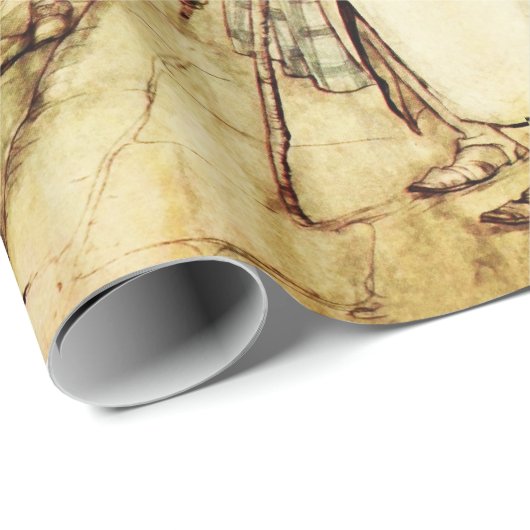 Rackham Scrooge Wrapping Paper Geschenkpapier (Rolleneckpunkt)