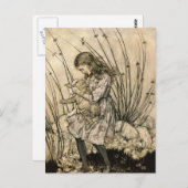 Rackhams Alice im Wunderland Postkarte (Vorne/Hinten)