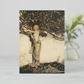 Rackham's Freya (Wagner) Gold Foil Postkarten (Stehend vorne)