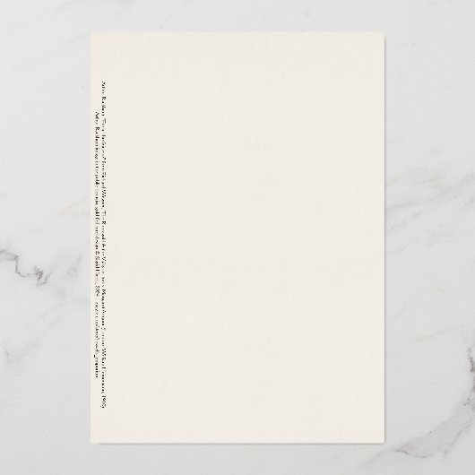 Rackham's Freya (Wagner) Gold Foil Postkarten (Rückseite)