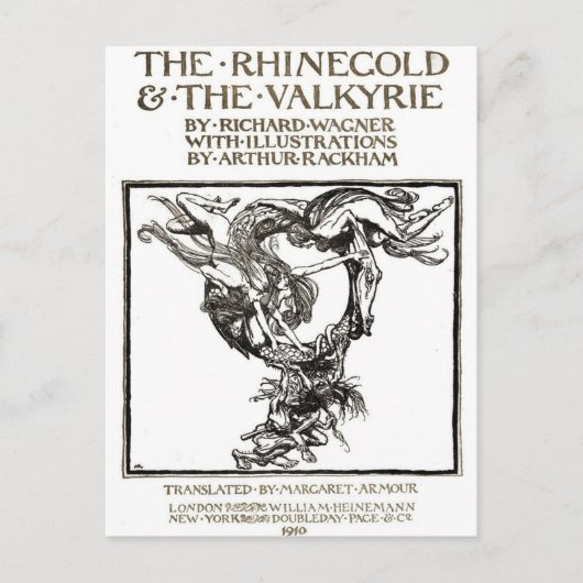 Rackhams Rhinegold Postkarte (Vorderseite)