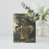 Rackham's Valkyrie Postkarte (Stehend Vorderseite)