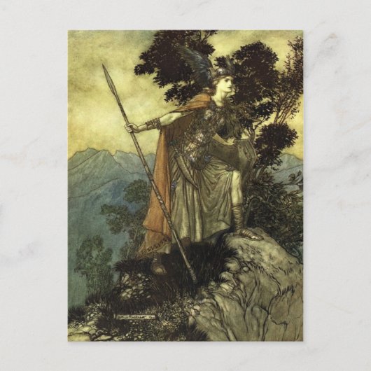 Rackham's Valkyrie Postkarte (Vorderseite)