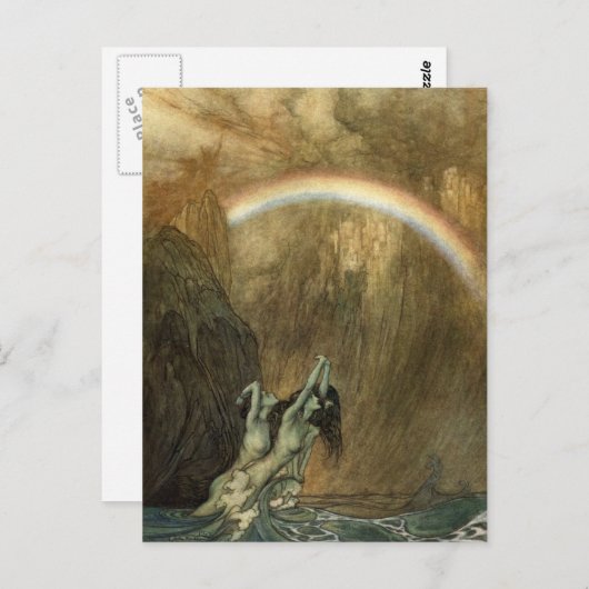 Rackhams Valkyrie Postkarte (Vorne/Hinten)