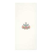 Rackkarte des Bäckereimenüs Werbekarte (Hinten)